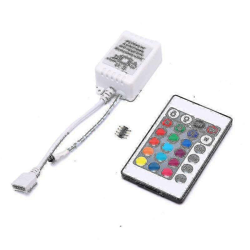 Led Rgb Controller 24 Key Ir Remote Dc12v Dimmer Control Box For Led Strip Light