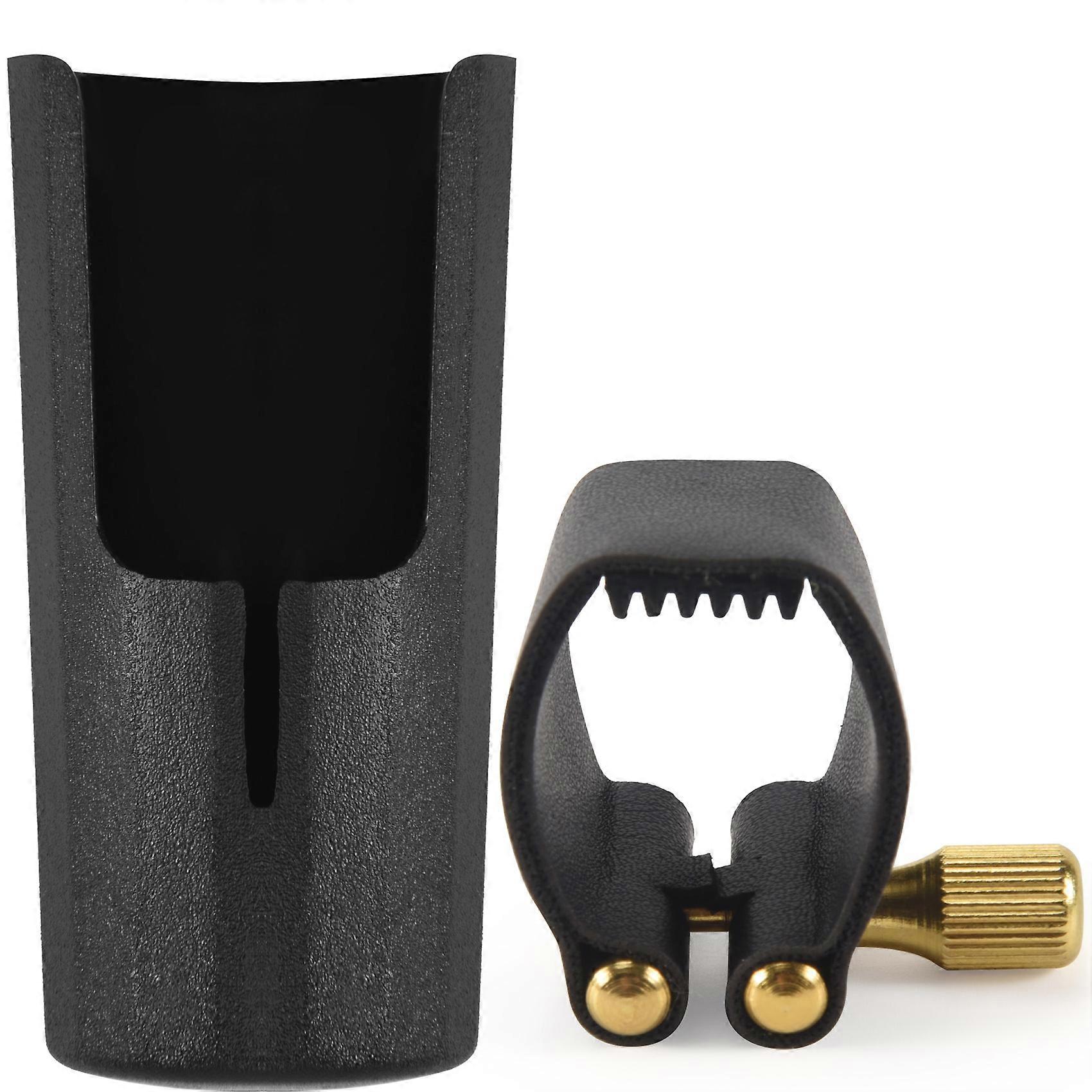 Plastic clarinets Nozzle cap with PU ligature Black
