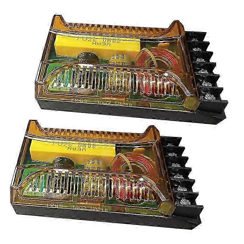 2 Way Crossover for Speaker, WEAH-2001 2Pcs Speaker Frequency Divider