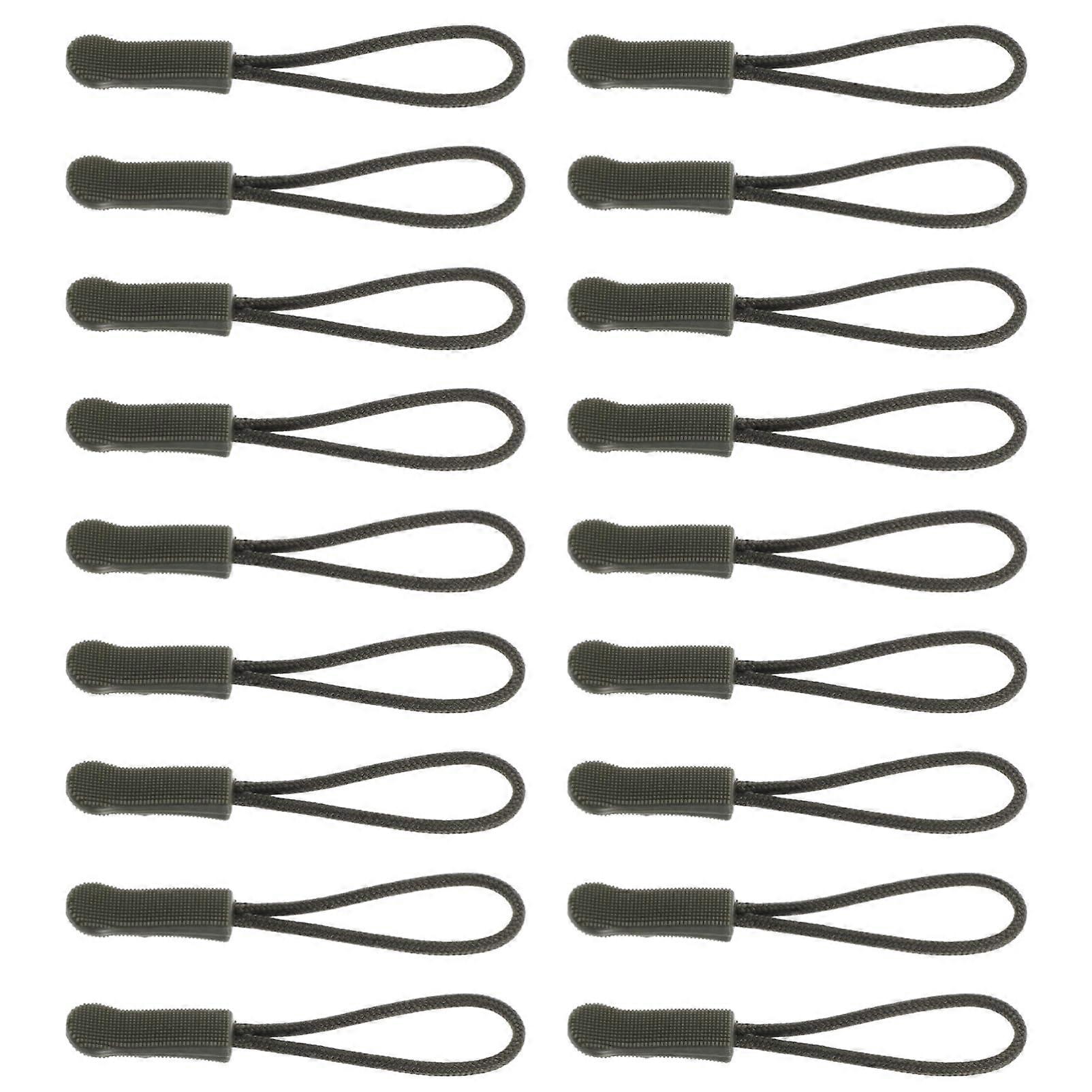 Zipper Pulls 20pcs Easy Replacement AntiSlip Grip for Jackets Bags Backpacks and Luggage