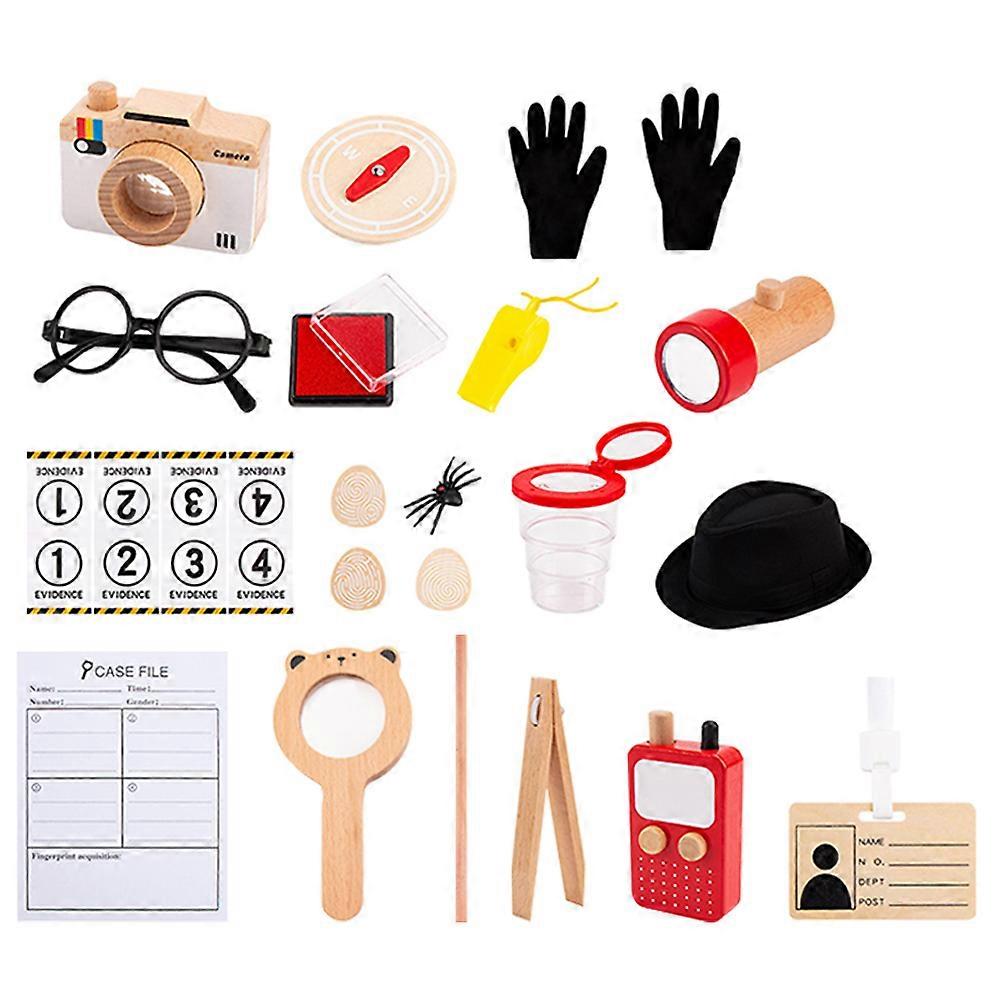 Detective Cosplay Kit for Kids with Durable Beech Material 1Set