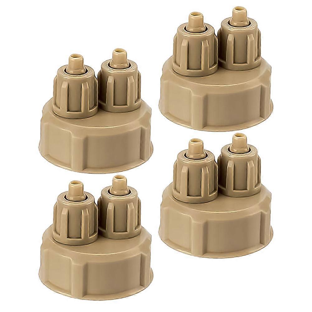 4Pcs DIY Reactor Bottle Caps for Aquarium System Durable ABS Material