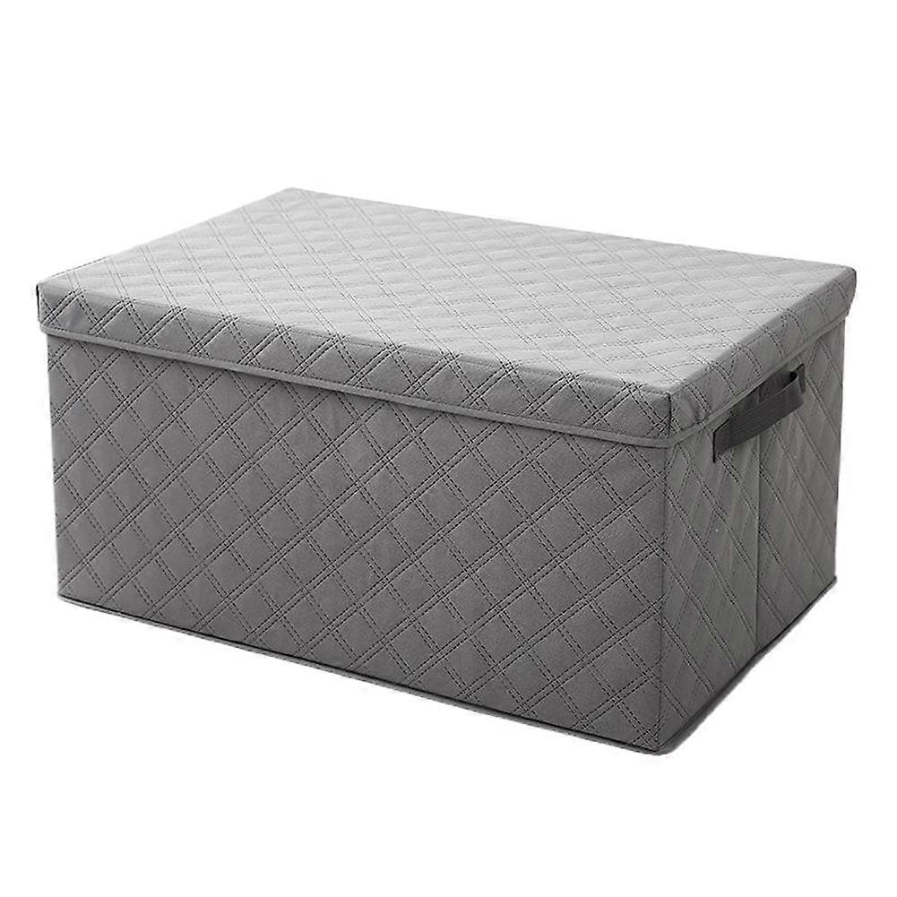 Storage Box Fabric Folding Large Clothes Storage Box grey