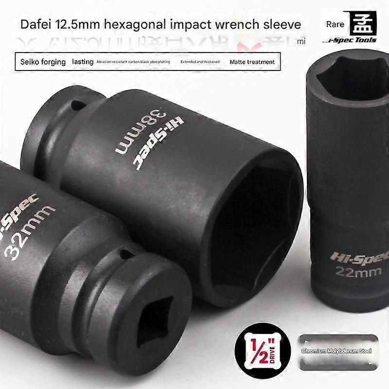 Pneumatic Electric Impact Socket Head 1/2 Inch Extended