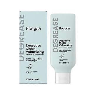 Leave-in Dry Shampoo Gel, Instant Oil Absorption & Volume, Light Texture Transparency, Non-Aerosol, Safe & Clean with Natural Ingredients, 3.53 oz