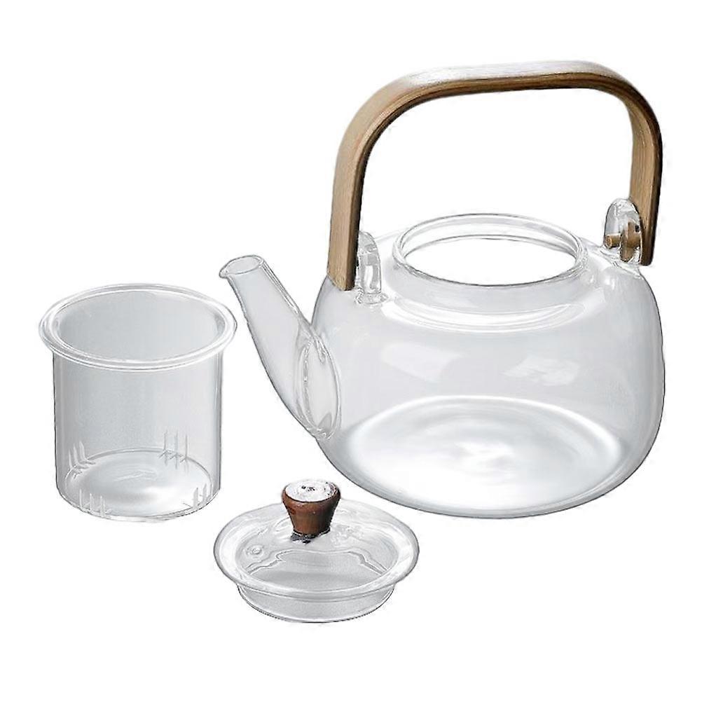 Electric Ceramic Tea Kettle Portable Leakproof Container 1Pcs