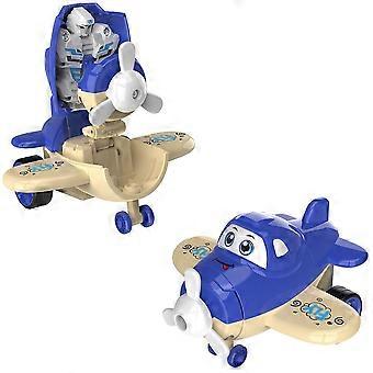 Vliegtuigbotsing voor kinderen Transformeren Robot Speelgoed Multifunctioneel Grappig Puzzelspeelgoed voor Kinderen Jongen Meisje