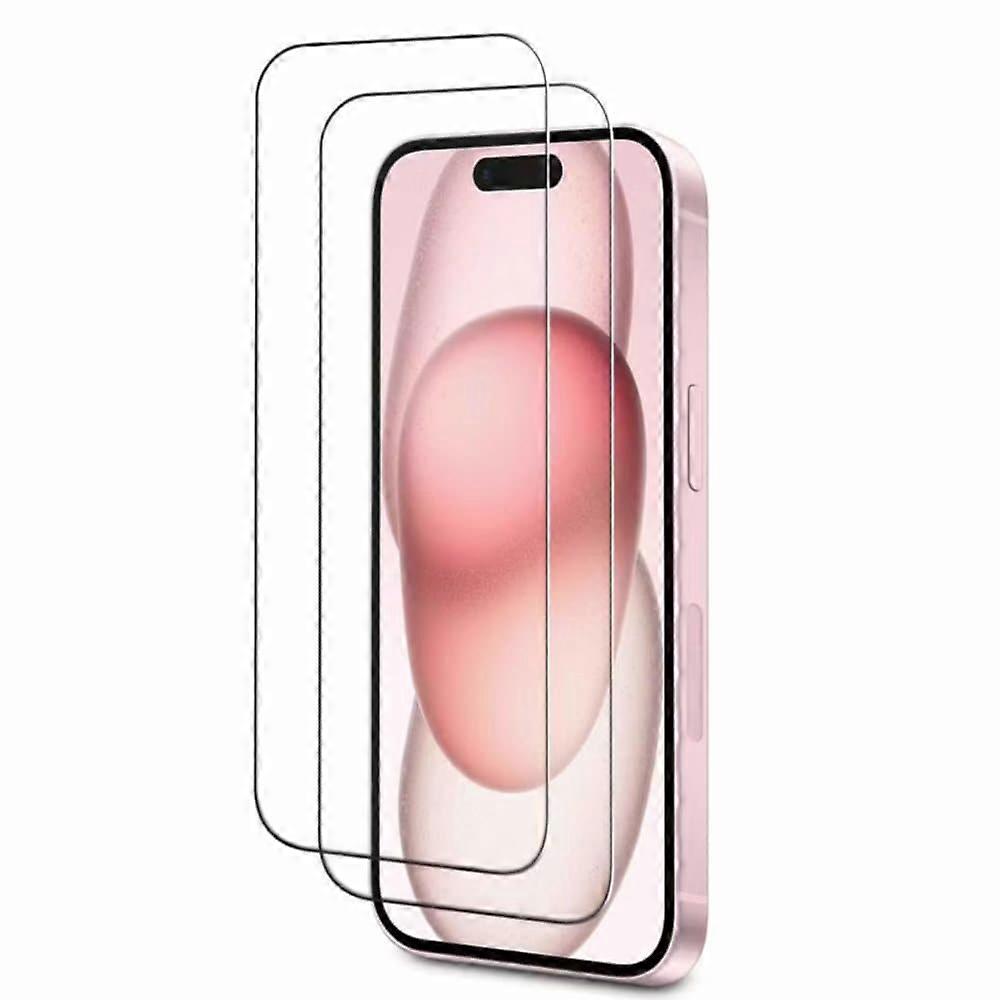 2-Pack iPhone 15 Screen Protector Glass