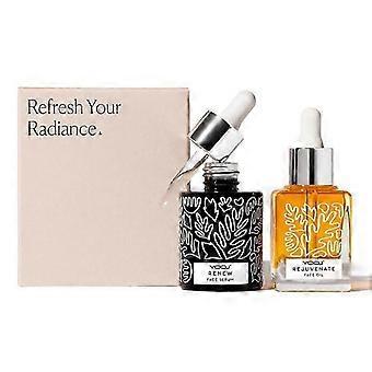 Naked & Thriving The Night Set | Renew Resurfacing Night Serum + Rejuvenate Restorative Face Oil