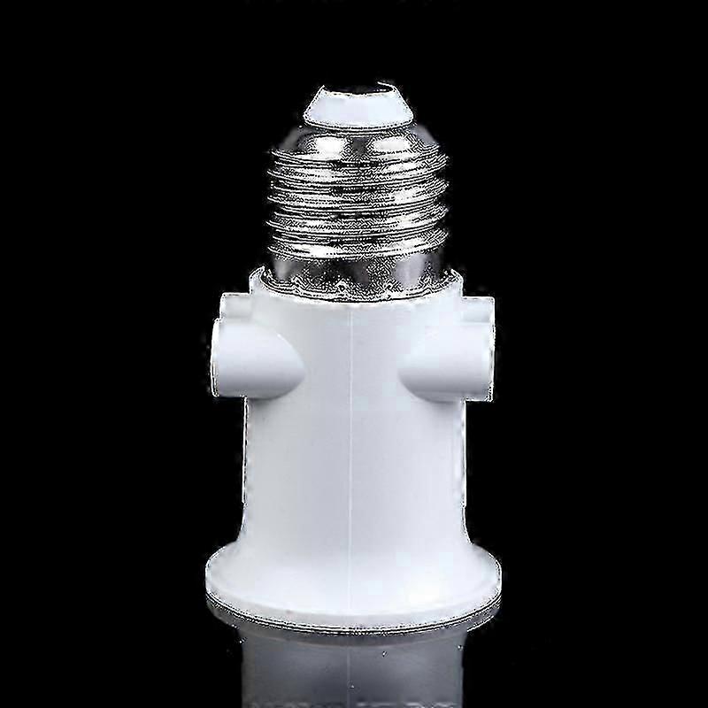 A Lamp Holder Base Conversion Adapter - E27 Socket with EU Plug 100-240V
