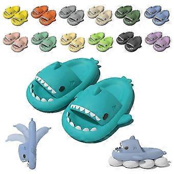 Shark Slides Kid Erwachsene Frauen Männer Shark Hausschuhe - Cloud Shark Slide Beach Sandalen Unisex Kissen Haus Slipper