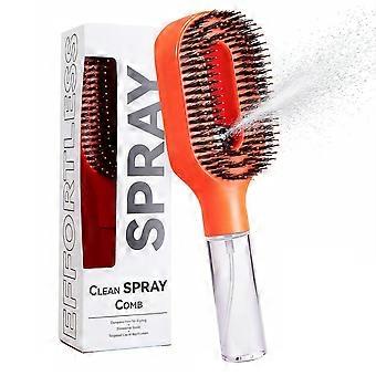 Haarverfrissende Sprayborstel, 2-in-1 Ontwarrende Haarborstel met Fijne Verstuiver, Directe Haarfix 's Ochtends, Stylingtool zonder Wassen