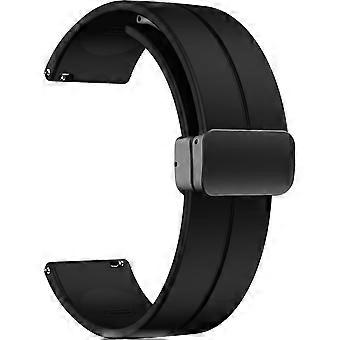 Magnetic Watch Band 22mm 20mm 19mm 18mm 16mm With Quick Release Soft Silicone