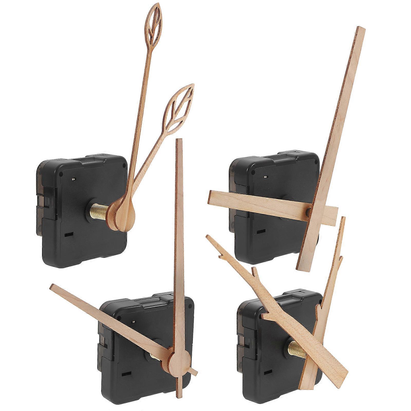 Wall Quartz Clock Movement for DIY Use 4Sets Clock Mechanism