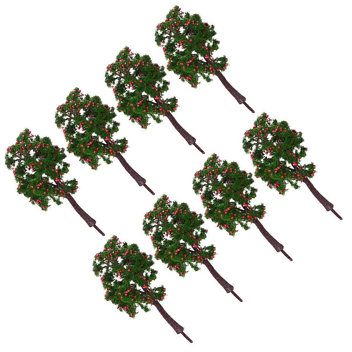 Scenery Model Tree Tree for Decoration 10Pcs Simulation Green Model