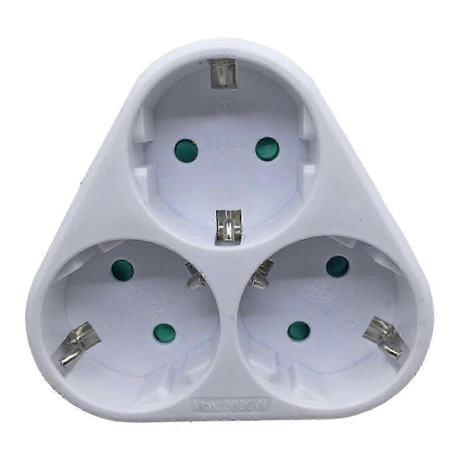 3-way EU Socket Distributor, Multiple Socket Strip