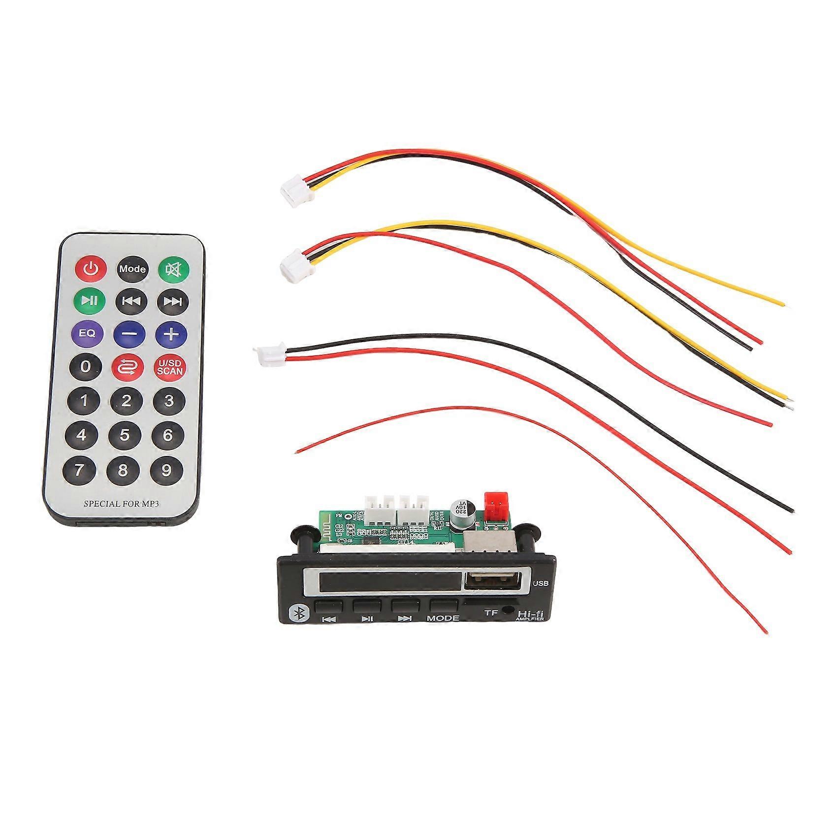 3X Color Screen Bluetooth MP3 Decoder Board Card Reader Bluetooth 5.0 Module Multi-Function Audio Accessories