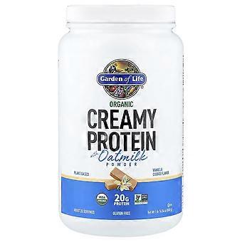 Garden of Life, Organic Creamy Protein with Oatmilk Powder, Vanilla Cookie, 1 lb 14.34 oz (860 g)