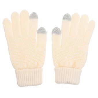 Winter Touch Screen Gloves: Soft Knit Thickened Thermal Warm Touchscreen Gloves For Students Cold Weather Outdoor Activities Use