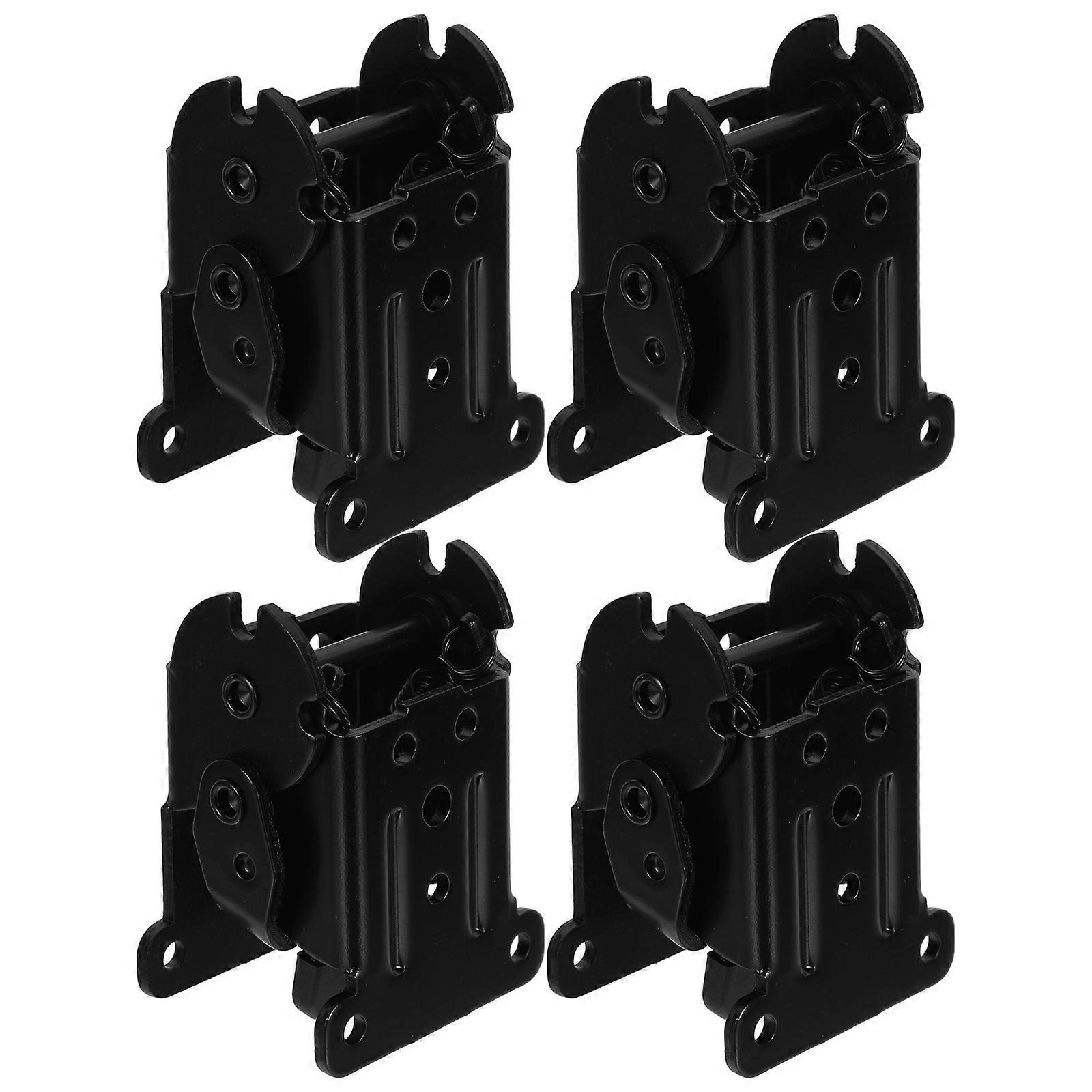 4PCS Folding Bracket Locking Hinges - 90-180 Degree Locking Extended Self-Locking Hinge - DIY Foldable Work Table Leg Bracket for Folding Workbenches