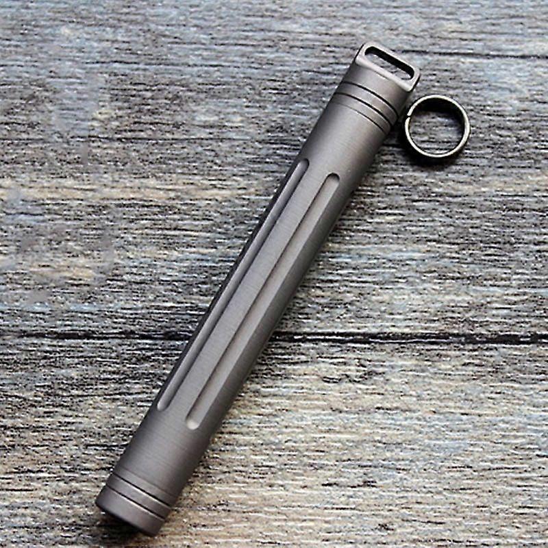 Titanium Seals Bottle Key Accessories Toothpick-holder Ear Spoon Bottle Multi-function Tool