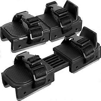 Kids' Skates Double Blade For Stability With Straps & Shoe Size 16 21 Black Roller Skates