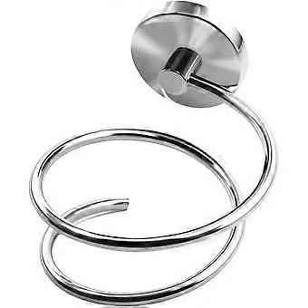 Stück Silber Haartrockner Halter Wandmontiert, Edelstahl Haartrockner Halter, Badezimmer Zubehör