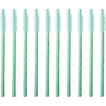 Disposable Eyelash Brushes,disposable Mascara Wands Eye Lash Applicator Eyebrow Brush Makeup Kit Green50pcs