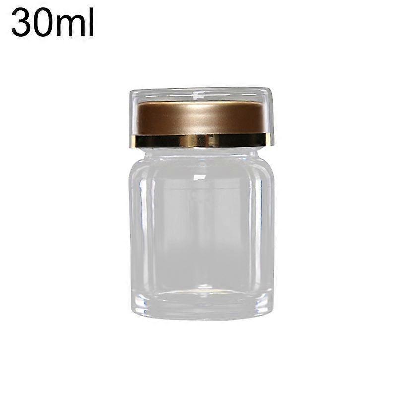 30ml Clear Empty Powder Pills Granular Objects Container Storage Box with lid KAESI