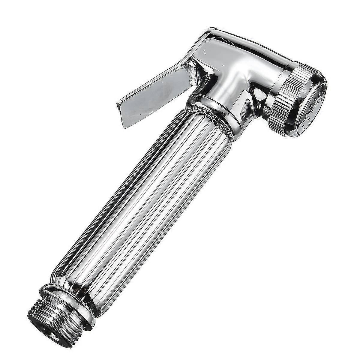 Spray Bidé WC chuveiro cabeça bico suporte (prata) (1pcs)