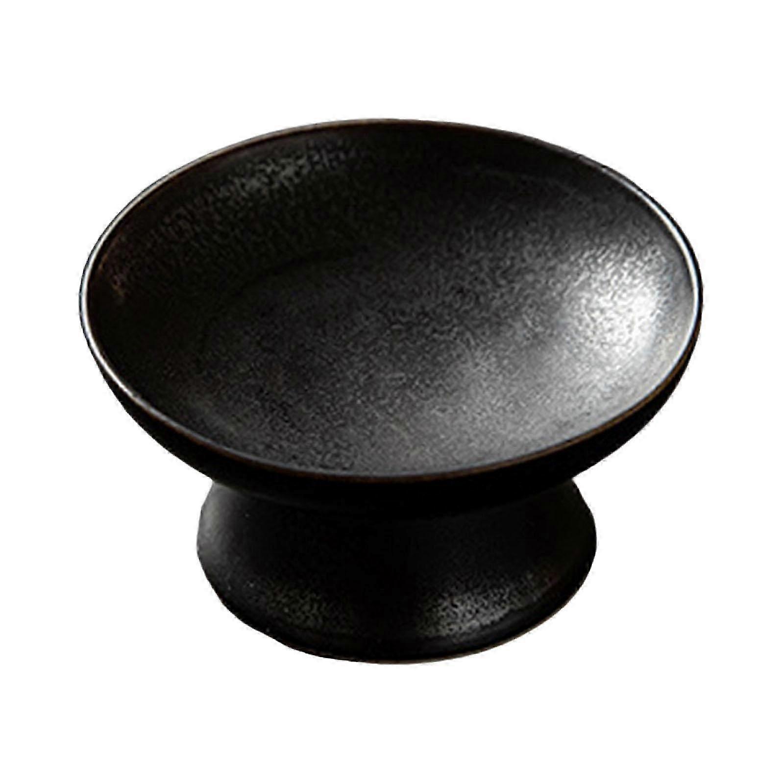 Elegant Round Ceramic Serving Platter for Desserts