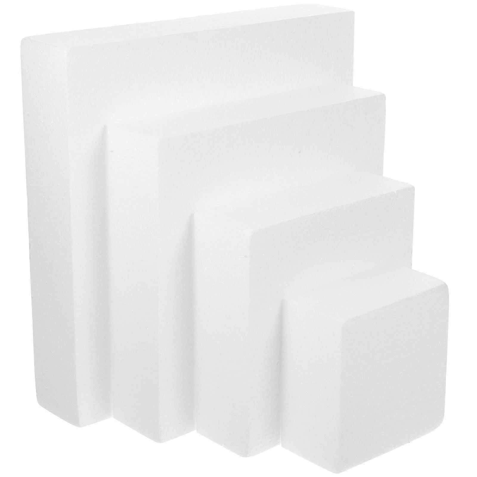 4Pcs Foams Cake Model Cubic-shaped Cake Model Baking Cake Model Cake Dummy Model