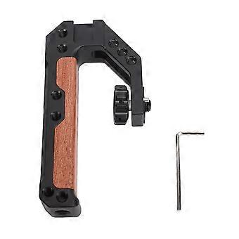 Camera Top Handle 1/4inch 3/8inch 3 Cold Shoe Ports Aluminum Camera Cages Handles for DSLR Camera Cage
