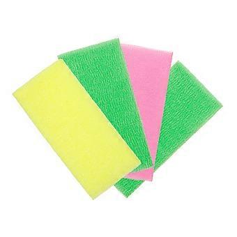 Bath Towel Back Washing Scrubber for Bath Use 4Pcs Nylon Material