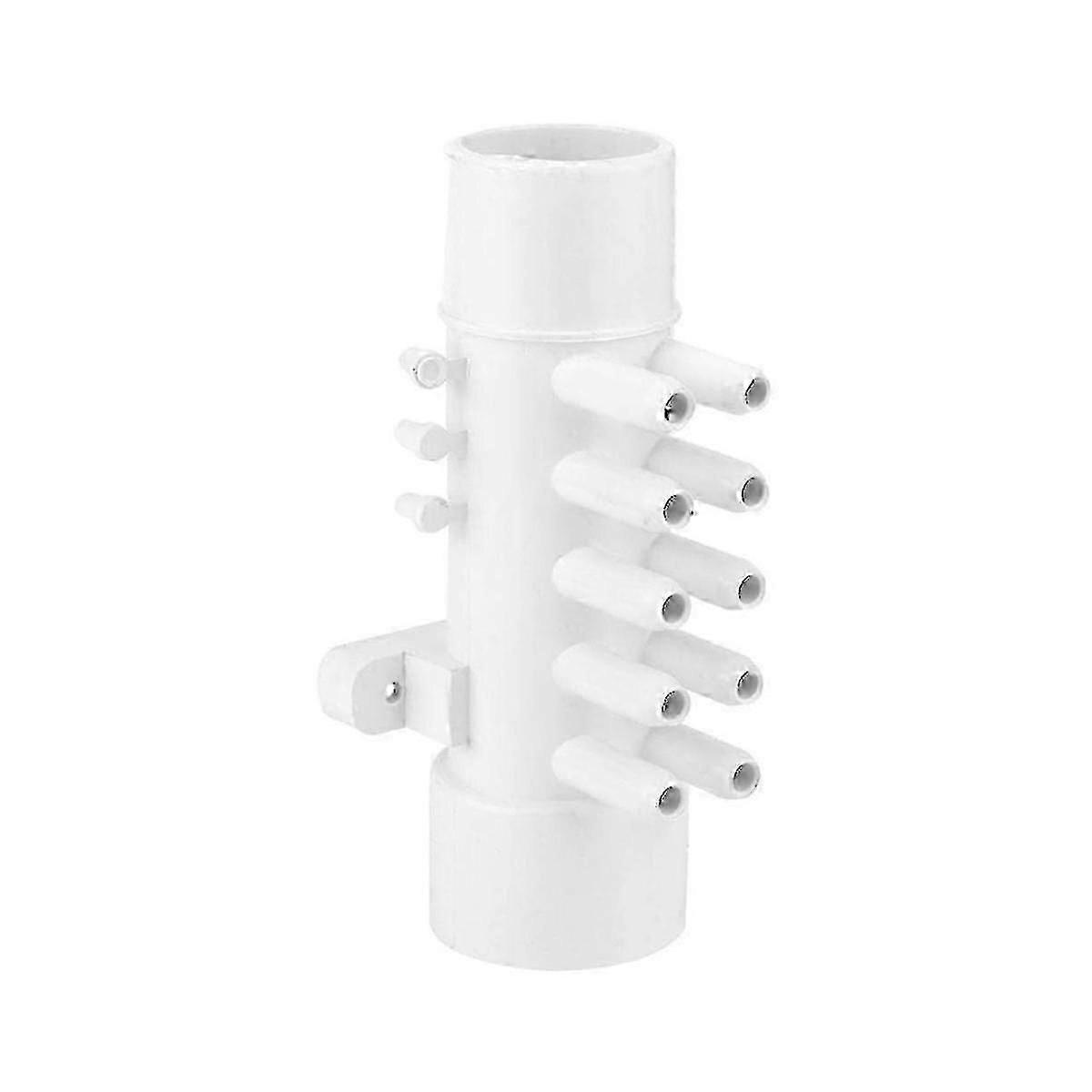 Pool spa distributor for water systems, 10-hole manifold