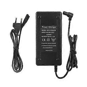 Carregador 54,6V 2A compatível com a bateria da scooter elétrica Xiaomi 4 Ultra/4 Pro de 2ª geração. Adaptador de carregamento e acessórios de energia com plugue europeu.