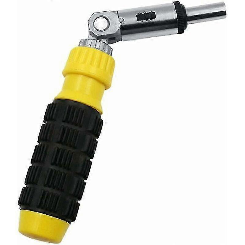 Multi-function ratchet screwdriver adjustable from 0 to 180 degrees inside hexagonal angles