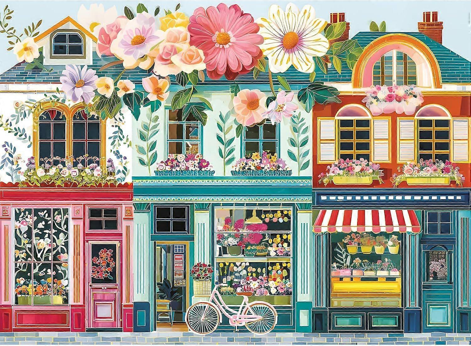 Wunderschöne Blumenpuzzles, Blühende Blumen, Puzzle CYQL-1363