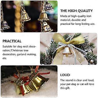 Christmas Tree Decorative Bell Pet Bell Accessories for Decoration 20Pcs
