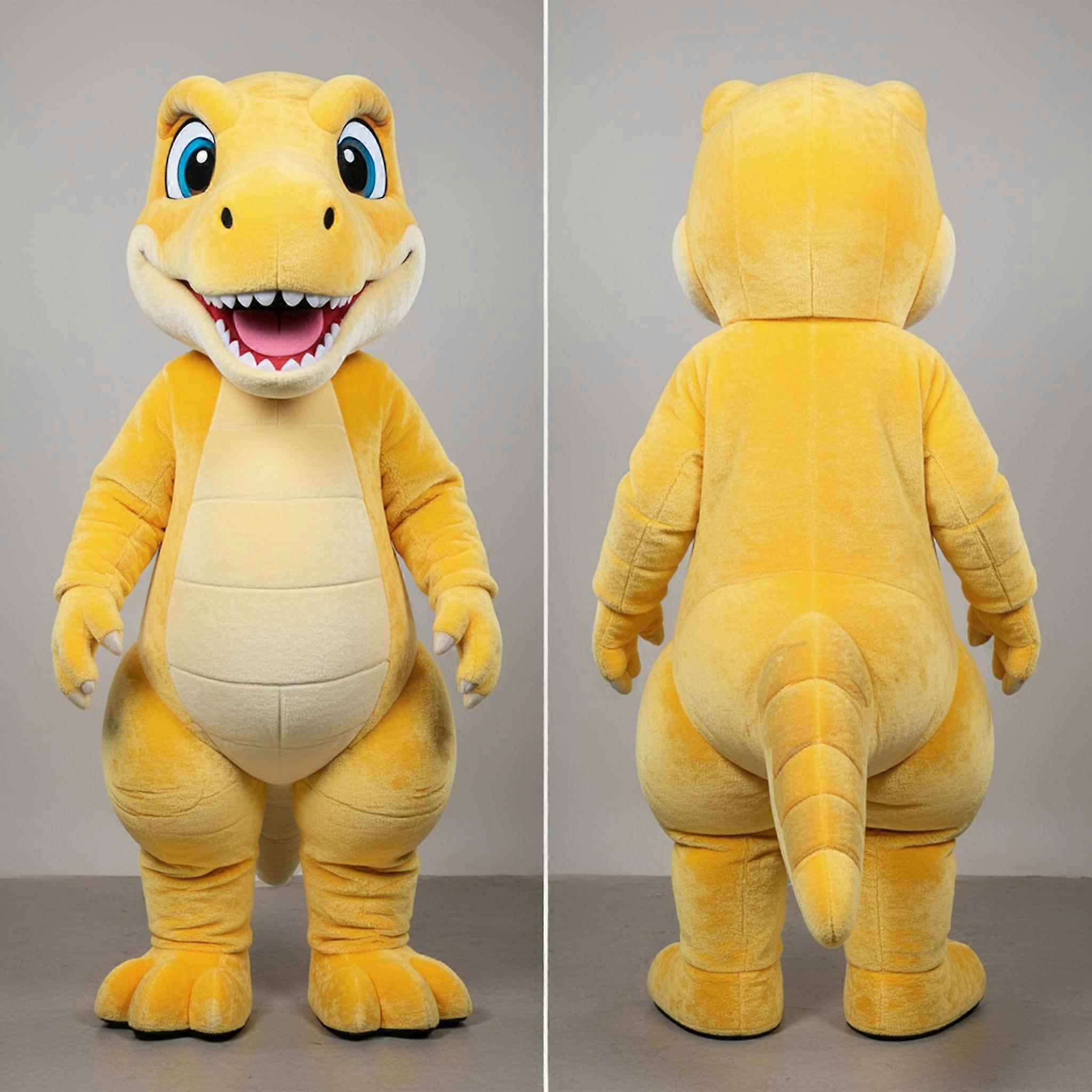 MASTICOT Yellow Vibrant Deinonychus Mascot