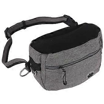 Dog Treat Pouch Training Bag with Waist and Shoulder Straps, Waterproof and Wear-Resistant, Easy to Carry for Walking, Outdoor Activities