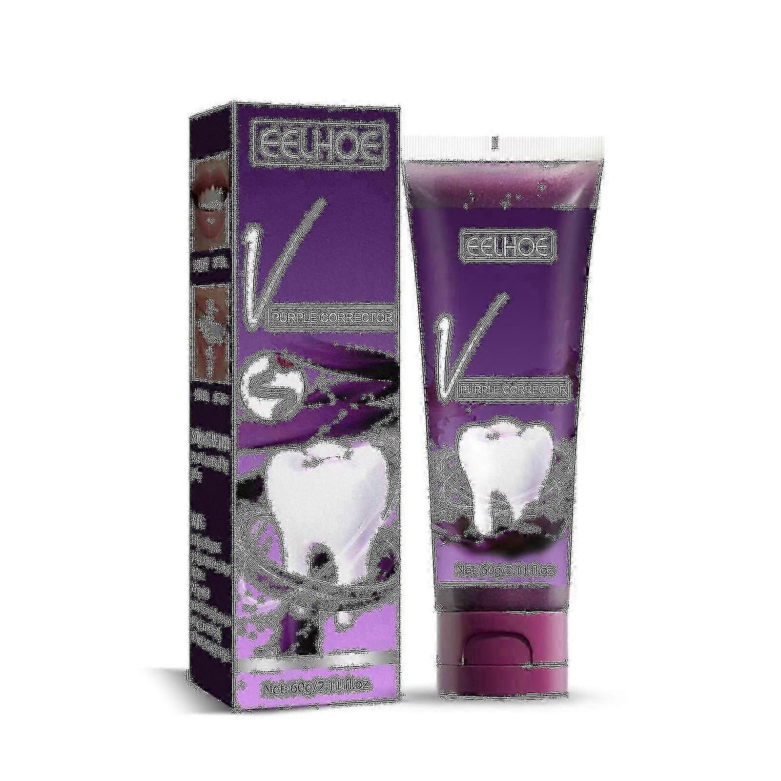 V34 Purple Tone Toothpaste To Remove