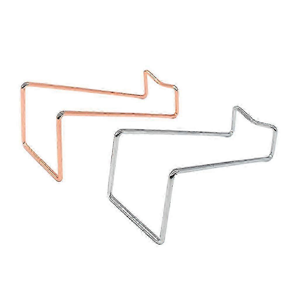 Decorative Iron Bottle Rack 2pc Set