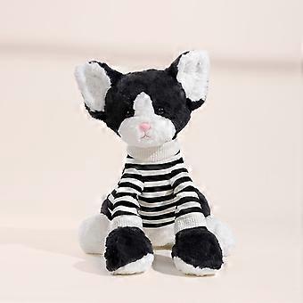 Cute Devon Rex Cat Plush Doll, Soft Stuffed Kitten Toy, No Battery Required for Kids & Home Decor