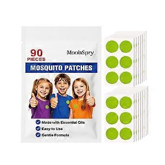 2pcs Mosquito repellent stickers made of non-woven fabric material with odor release for outdoor camping, portable stickers for adults and children
