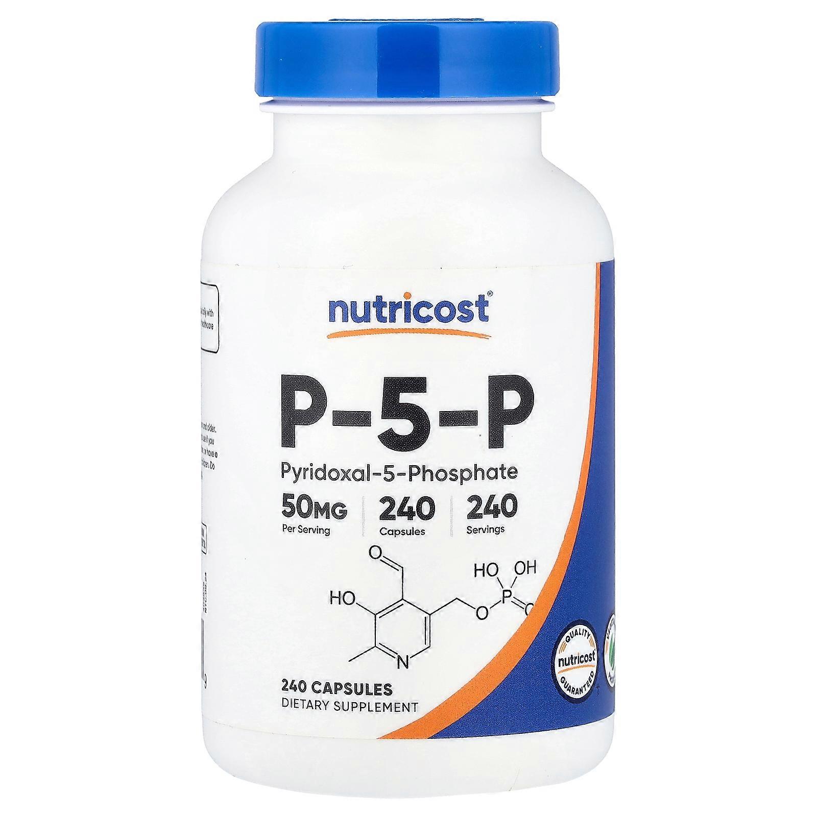 2 x Nutricost, P-5-P, 240 Capsules