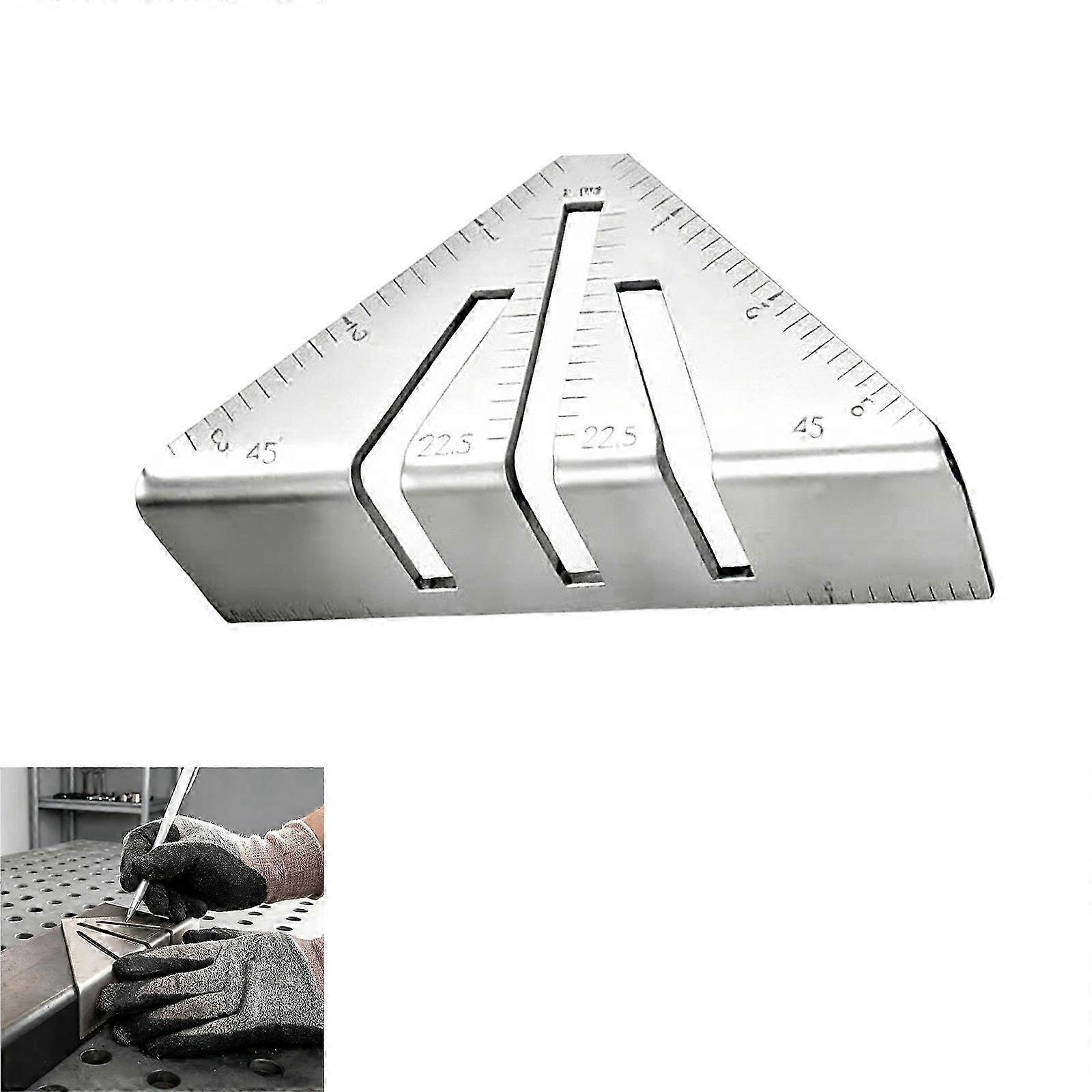 Metal Bevel Square for Pipe Layout