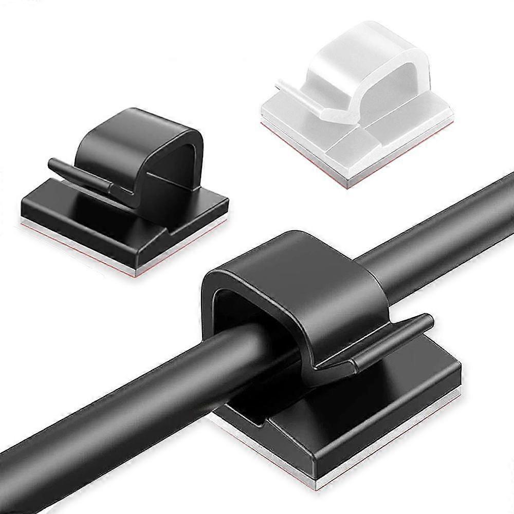 50-Pack Self-Adhesive Cable Holders - Cable Clips [XR]