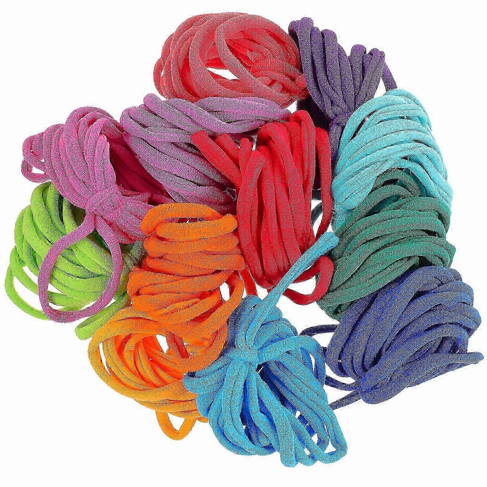 Vibrant Acrylic Loom Loops 192pcs