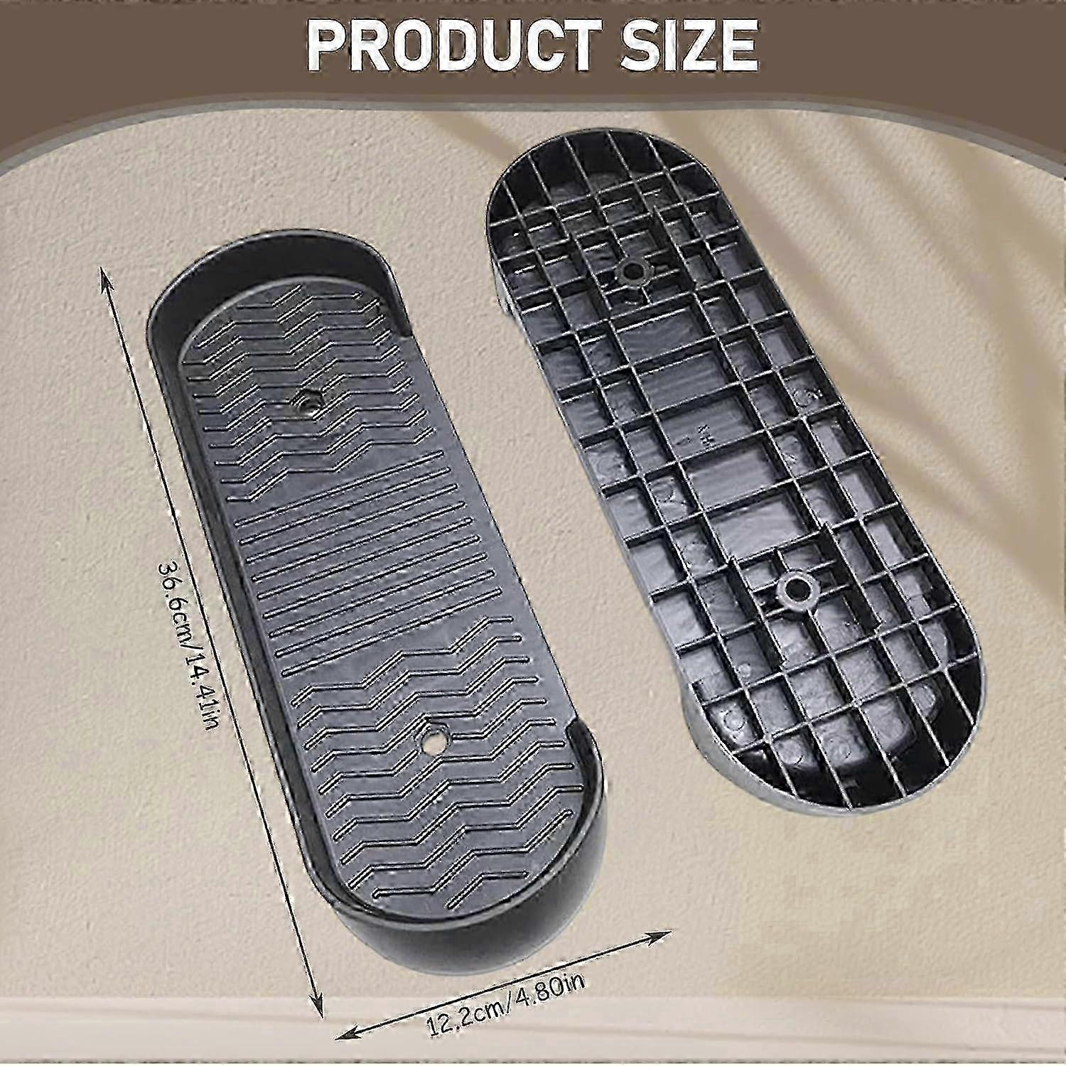 Universal Elliptical Machine Replacement Non-Slip Foot Pedals, 1 Pair